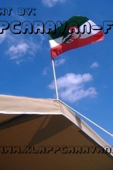 Falterbeflaggung - NRW-Flagge