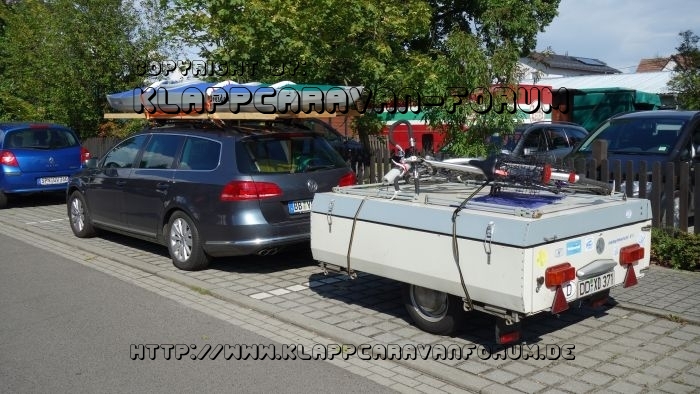 Gespann - voll bepackt