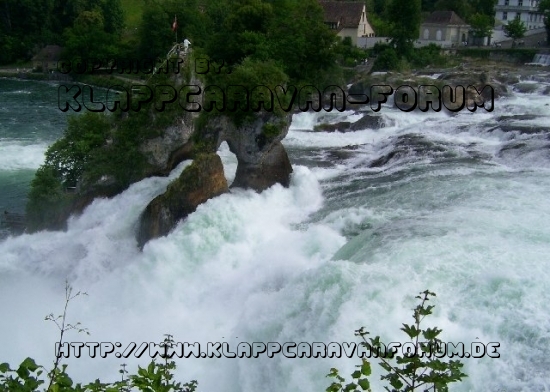 Am Rheinfall in Schaffhausen