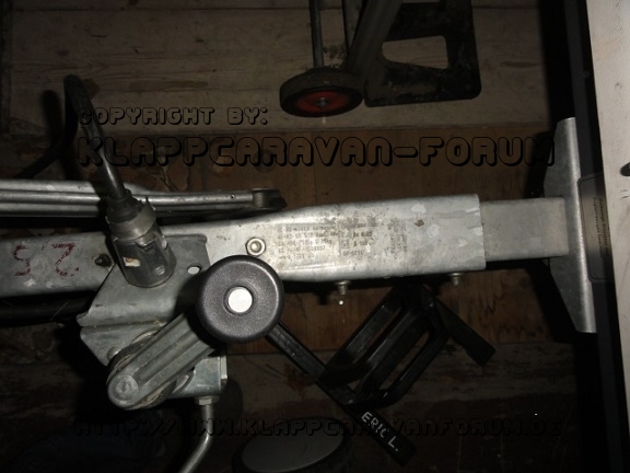 Prüfnummern auf Deichsel