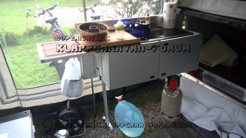 Campwerk Küche - im Aufbau