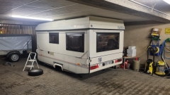 ..vorher aber erstmal in die Garage pressen
