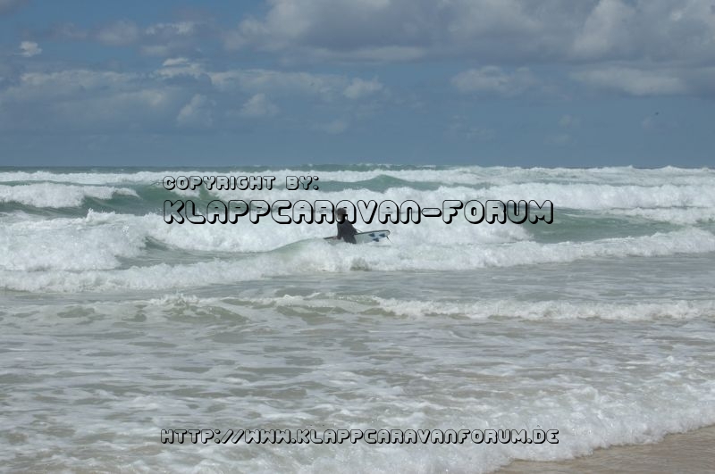 Surfer im Atlantik