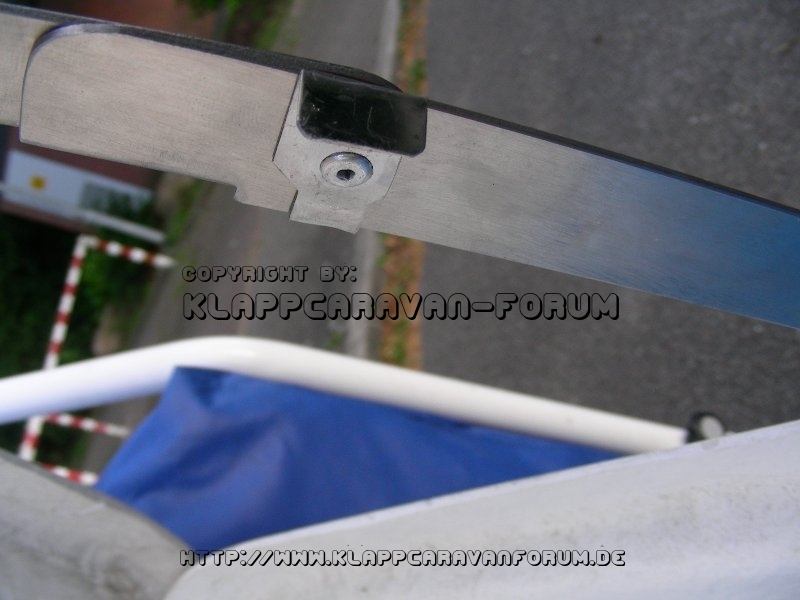 zusätzlicher Anschlag an Hochstellstütze von KSF