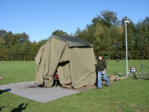Lengerich Oktober 2009 - Rollo baut auf