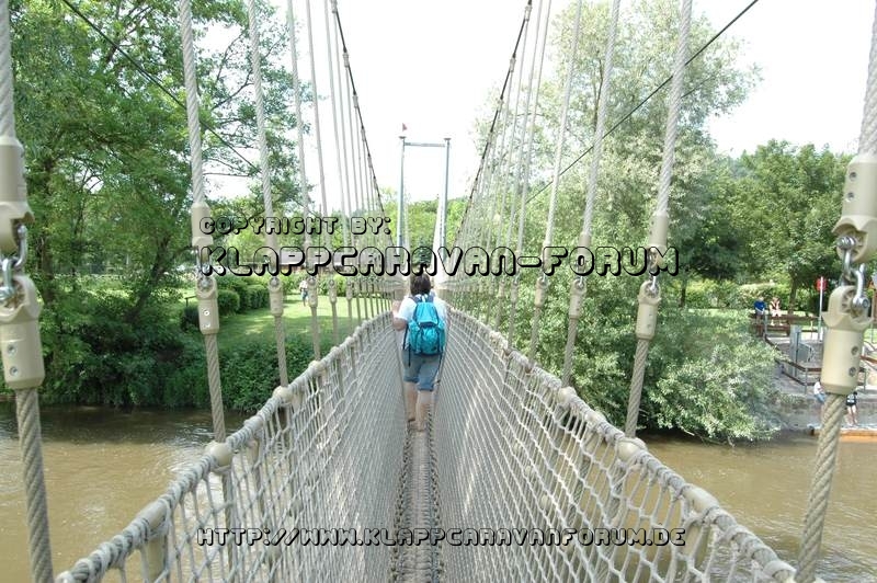 Nahe am Sommer 2010 - 15 - Barfusspfad Bad Sobernheim - Die Hängebrücke