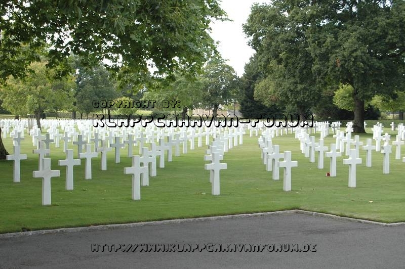 Amerikanische Kriegsgräberstätte in der Normandie