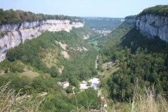 Cirque de Baume - Blick von oben