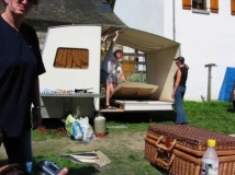 Abbau Rapido Confort - Die Seitenteile werden eingeklappt