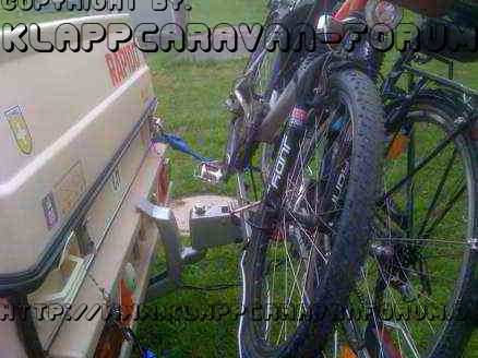 Rück-Fahrradträger klapp- und klinkbar