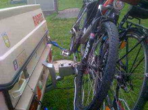 Rück-Fahrradträger klapp- und klinkbar