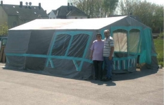 Camptourist CT7 mit Vorzeltverlängerung