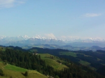 Sommer Abend Berner Alpen