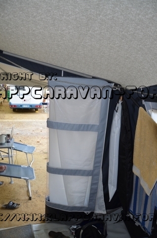 Schonung der Camplet Frontfenster