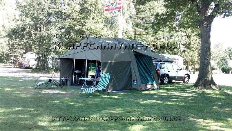 Camping an der Elbe