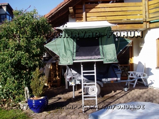 Dachzelt-Trailer front