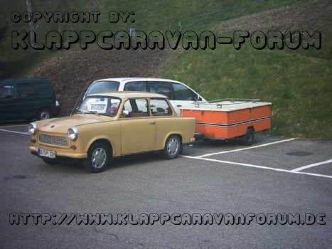 black-forest  sein tolles Gespann - Heinemann am Trabi 601