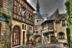 Winkelgasse in Bourbon-Lancy